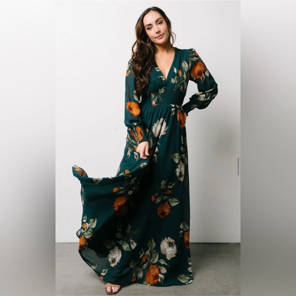 Baltic Born, Olivia maxi dress, deep topaz, new with tags, size 1XL